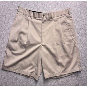 PING Men's Performance Golf Shorts Size 36 Pleated - Custom “Emil" Embroidery